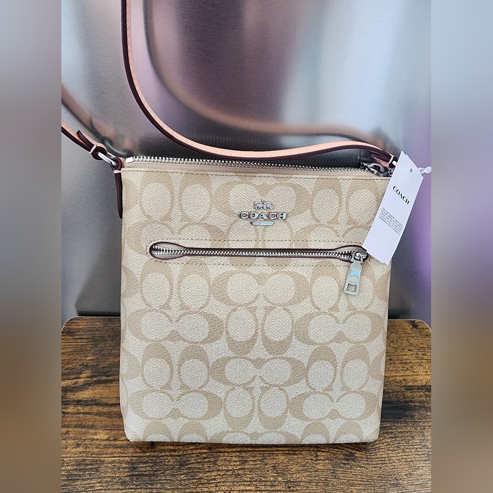 Nwt Coach Rowan Mini Faded Blush